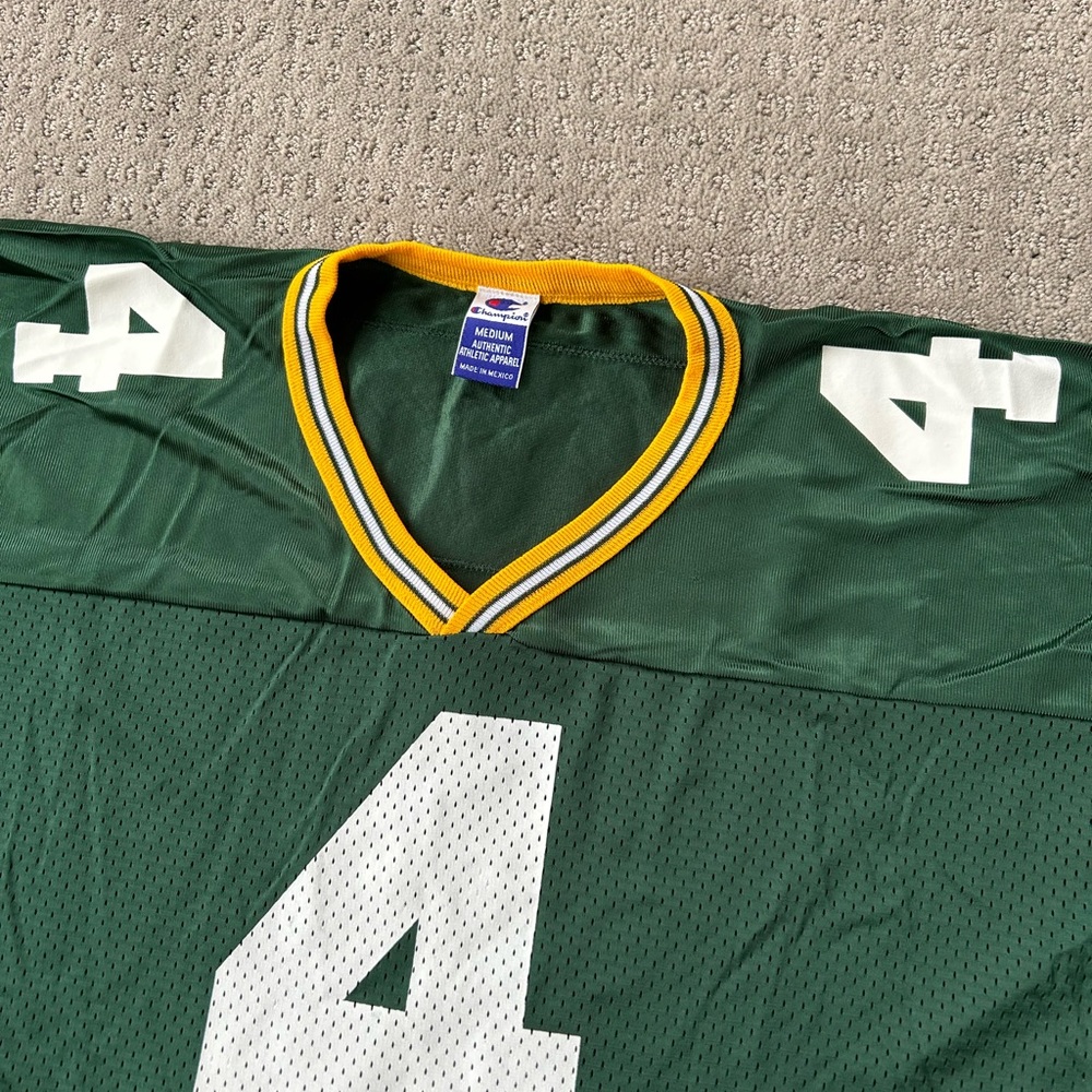 Vintage champion Brett Favre #4 jersey medium - Picture 6 of 9